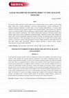 Research paper thumbnail of Sağlık Sektöründe İşyerinde Şiddet ve Toplam Kalite Yönetimi