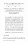 Research paper thumbnail of Analysis of Knee-Ankle Orthosis Modelling: An Inverse Dynamics Approach Using Adaptive Coupled Oscillator