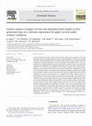 Research paper thumbnail of Genetic analyses of piglet survival and individual birth weight on first generation data of a selection experiment for piglet survival under outdoor conditions