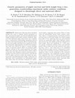 Research paper thumbnail of Genetic parameters of piglet survival and birth weight from a two-generation crossbreeding experiment under outdoor conditions designed to disentangle direct and maternal effects1