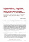 Research paper thumbnail of Hierarquias sociais e trabalhadores de bateias nos sertões da Bahia: um estudo de caso na vila aurífera de Santo Antônio da Jacobina, 1720-1723