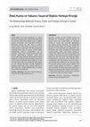 Research paper thumbnail of The Relationship Between Private, Public and Foreign Savings in Turkey