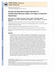 Research paper thumbnail of Estrogen and aging affect synaptic distribution of phosphorylated LIM kinase (pLIMK) in CA1 region of female rat hippocampus