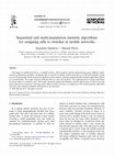 Research paper thumbnail of Sequential and multi-population memetic algorithms for assigning cells to switches in mobile networks