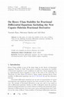 Research paper thumbnail of On Hyers–Ulam Stability for Fractional Differential Equations Including the New Caputo–Fabrizio Fractional Derivative