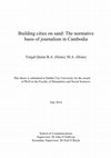 Research paper thumbnail of Building cities on sand: the normative basis for journalism in Cambodia