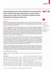 Research paper thumbnail of Assessing performance of the Healthcare Access and Quality Index, overall and by select age groups, for 204 countries and territories, 1990–2019: a systematic analysis from the Global Burden of Disease Study 2019