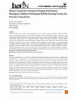 Research paper thumbnail of Bahaya Apatisme Pemuda terhadap Kehidupan Bernegara: Edukasi Partisipasi Politik Karang Taruna Ira Kusuma Yogyakarta