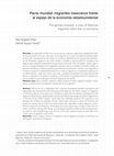 Research paper thumbnail of Pacto mundial: migrantes mexicanos frente al espejo de la economía estadounidense