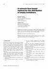 Research paper thumbnail of A network flow based method for the distribution of empty containers