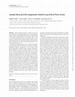 Research paper thumbnail of Annual shoot growth components related to growth of Pinus brutia