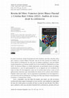 Research paper thumbnail of Reseña del libro: Francisco Javier Blasco Pascual y Cristina Ruiz Urbón (2022), Análisis de textos desde la estilometría