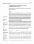 Research paper thumbnail of Vitamin D deficiency: Correlation with diabetic retinopathy in diabetes type-II