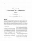 Research paper thumbnail of Evaluation of E-Learning