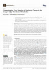 Research paper thumbnail of Computing the Exact Number of Similarity Classes in the Longest Edge Bisection of Tetrahedra