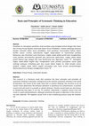 Research paper thumbnail of Basis and Principles of Systematic Thinking in Education