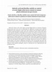 Research paper thumbnail of Salicylic acid and Bacillus subtilis as control of early blight (Alternaria solani) in tomato plants (Solanum lycopersicum)