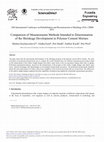 Research paper thumbnail of Comparison of Measurements Methods Intended to Determination of the Shrinkage Development in Polymer Cement Mortars