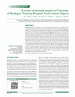 Research paper thumbnail of A review of neonatal tetanus in University of Maiduguri Teaching Hospital, North-eastern Nigeria