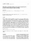 Research paper thumbnail of The influence of rainfall variability on the species composition of a northern California salt marsh plant assemblage