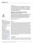 Research paper thumbnail of The invisible plant technology of Prehistoric Southeast Asia: Indirect evidence for basket and rope making at Tabon Cave, Philippines, 39-33,000 years ago