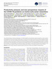 Research paper thumbnail of Productivity, pressure, and new perspectives: impacts of the COVID-19 pandemic on marine early-career researchers