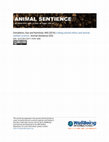 Research paper thumbnail of Linking animal ethics and animal welfare science