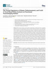 Research paper thumbnail of The Neural Signatures of Shame, Embarrassment and Guilt: A Voxel-based Meta-analysis on Functional Neuroimaging Studies