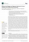 Research paper thumbnail of Distinct Food Triggers for Migraine, Medication Overuse Headache and Irritable Bowel Syndrome