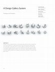 Research paper thumbnail of A Design Gallery System: Prototype and Evaluation