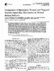 Research paper thumbnail of Comparison of Horizontal, Vertical and Diagonal Smooth Pursuit Eye Movements in Normal Human Subjects