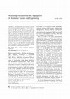 Research paper thumbnail of Measuring Occupational Sex Segregation of Academic Science and Engineering