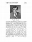 Research paper thumbnail of Paul E Meehl Autobiography