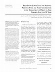 Research paper thumbnail of Pilot Study: Survey Tools for Assessing Parenting Styles and Family Contributors to the Development of Obesity in Arab Children Ages 6 – 12 Years Old