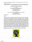 Research paper thumbnail of Religiousness: An Inter-Disciplinary, Multi-Demographical and Multi-Regional Study