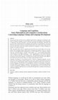 Research paper thumbnail of Langue et cognition : Quelques considérations philosophiques et linguistiques sur le changement des langues et le développement des langues