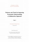 Research paper thumbnail of Patterns and Tools for Improving Framework Understanding: A Collaborative Approach