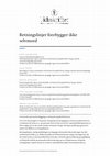 Research paper thumbnail of Retningslinjer forebygger ikke selvmord