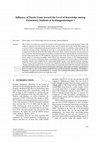 Research paper thumbnail of Influence of Puzzle Game toward the Level of Knowledge among Elementary Students at Kedungpedaringan 1