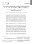 Research paper thumbnail of Influence of ceramide 2 on in vitro skin permeation and retention of 5-ALA and its ester derivatives, for Photodynamic Therapy