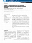 Research paper thumbnail of Copaiba oil enhances <i>in vitro/in vivo</i> cutaneous permeability and <i>in vivo</i> anti-inflammatory effect of celecoxib