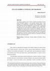 Research paper thumbnail of Atuação Jurídica e Mudança De Paradigma