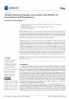 Research paper thumbnail of Animal Ghosts at Canadian Universities: The Politics of Concealment and Transparency