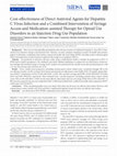 Research paper thumbnail of Cost-effectiveness of Direct Antiviral Agents for Hepatitis C Virus Infection and a Combined Intervention of Syringe Access and Medication-assisted Therapy for Opioid Use Disorders in an Injection Drug Use Population