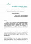 Research paper thumbnail of Notas sobre los aportes teóricos para una dimensión integradora en la teoría general del Derecho