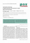 Research paper thumbnail of Azimuthal anisotropy of light extraction from photonic crystal light‐emitting diodes