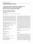 Research paper thumbnail of A high density linkage disequilibrium mapping in 14 noradrenergic genes: evidence of association between SLC6A2, ADRA1B and ADHD