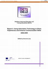 Research paper thumbnail of Using information technology to share experiences and enhance communication skills 2006-2009