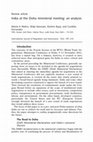 Research paper thumbnail of India at the Doha ministerial meeting: an analysis