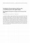 Research paper thumbnail of Serodiagnosis of bovine lungworm infection using a recombinant protein as the capture antigen